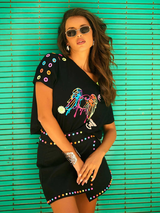 FALDA LECHUZA CAMALEONTICA