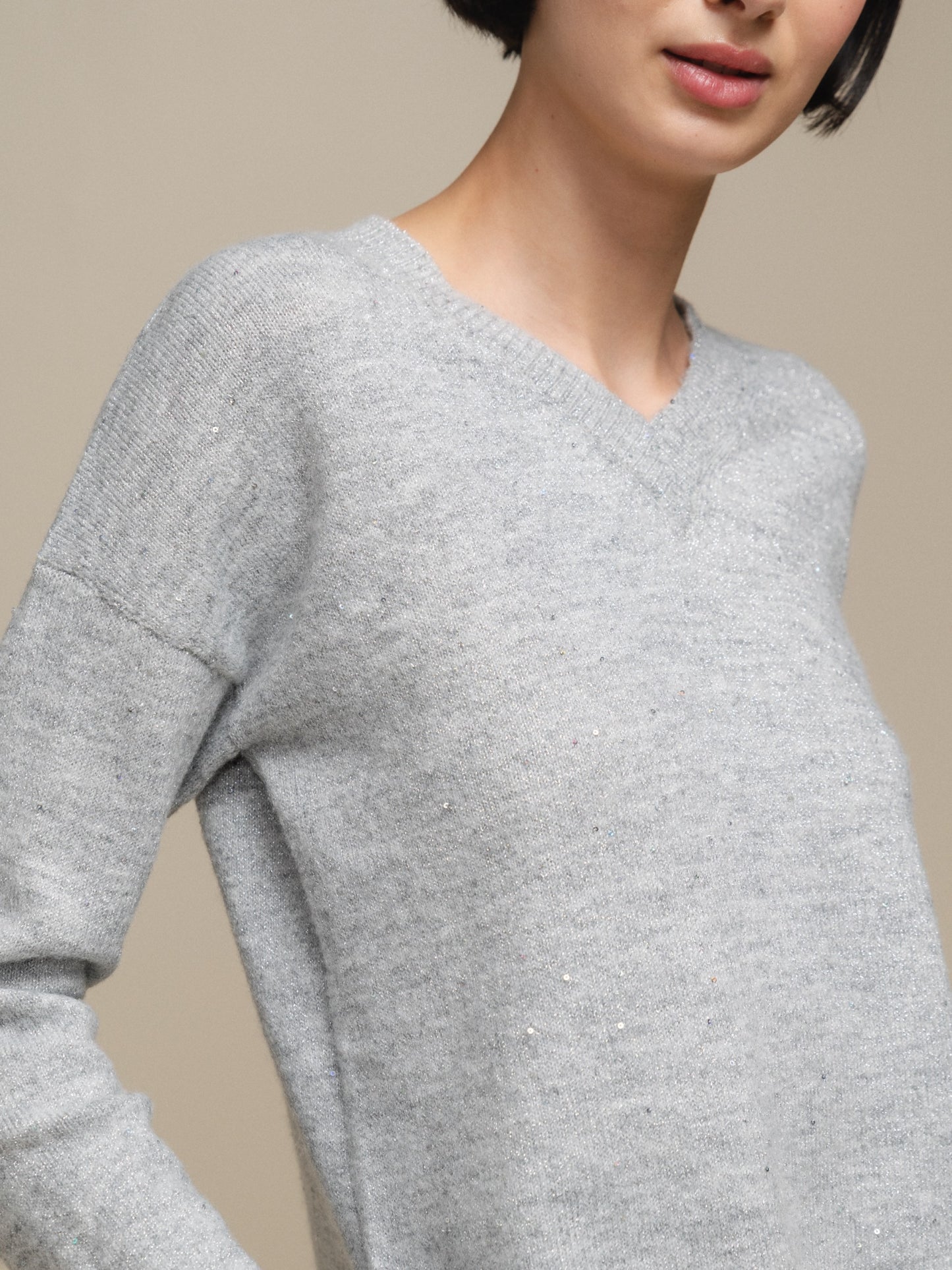 SILBERNER PULLOVER