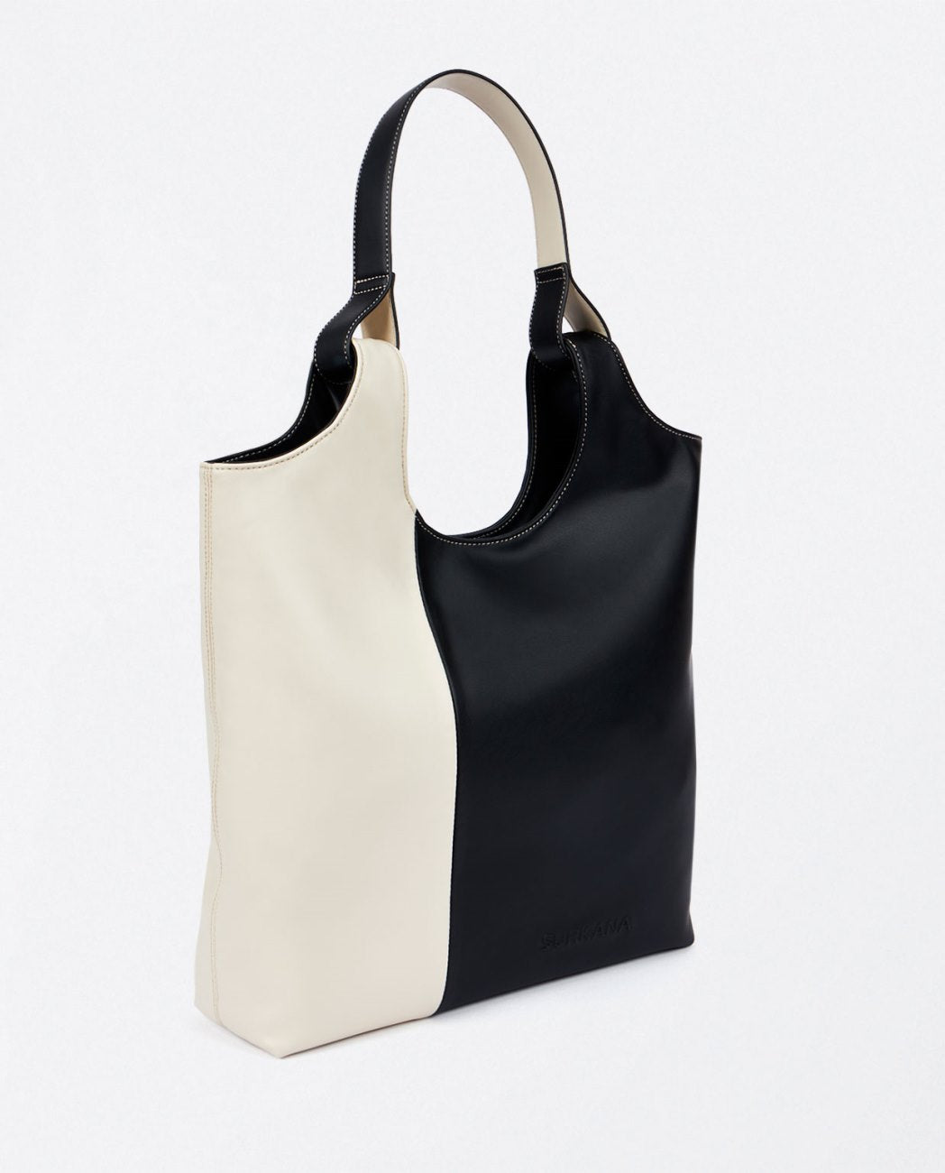 BLACK AND WHITE BIOP BAG