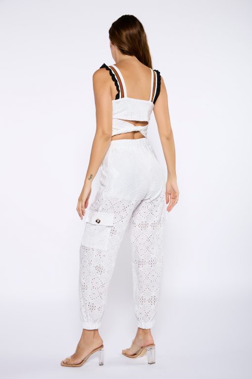 WHITE BALINE PANTS