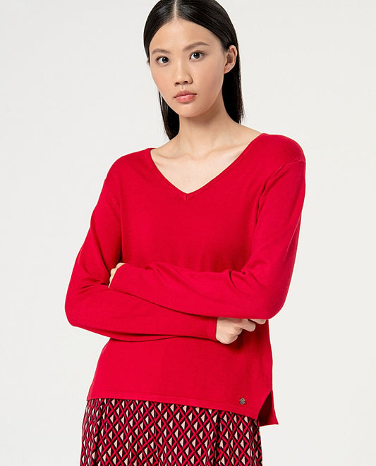 MAGLIONE ROSSO DITI