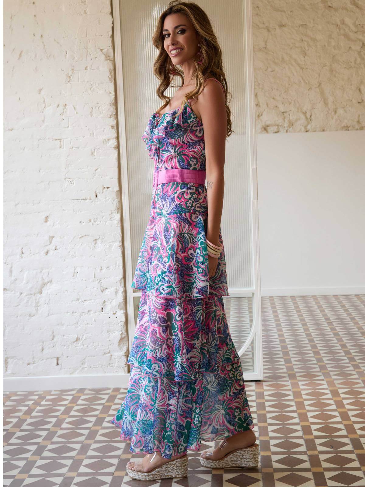 VESTIDO ZAFIRA CAMALEÓNICA