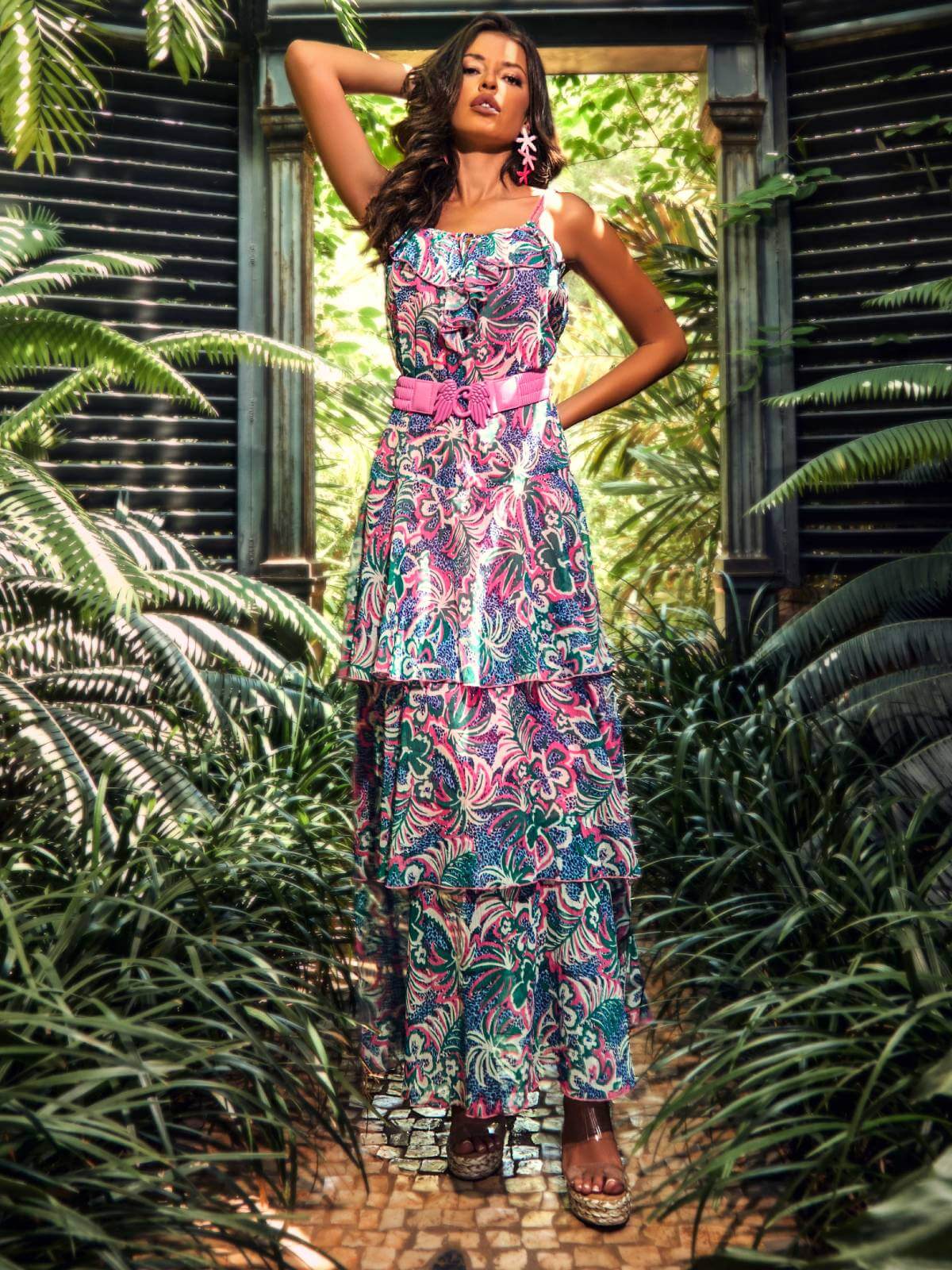 VESTIDO ZAFIRA CAMALEÓNICA