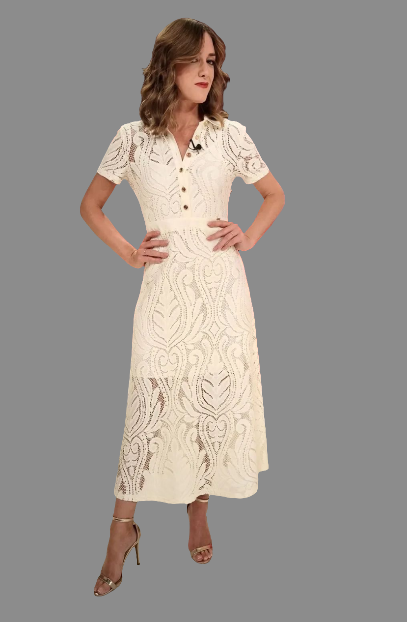 Vestito Pizzo Crudo