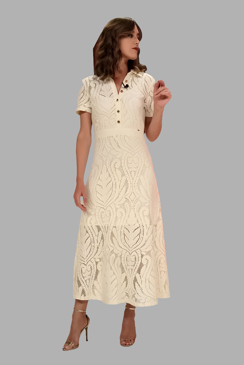 Vestito Pizzo Crudo