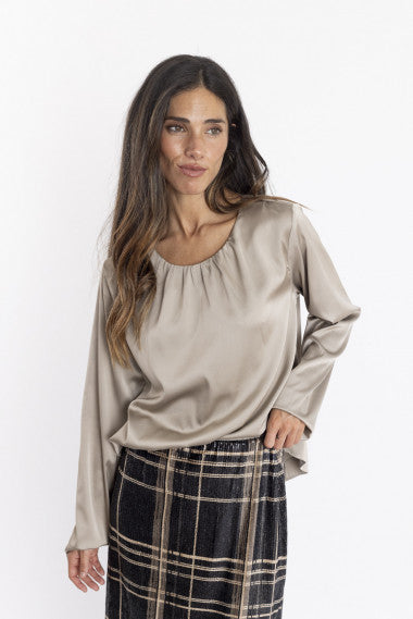 BLUSE IDOIAN SATIN