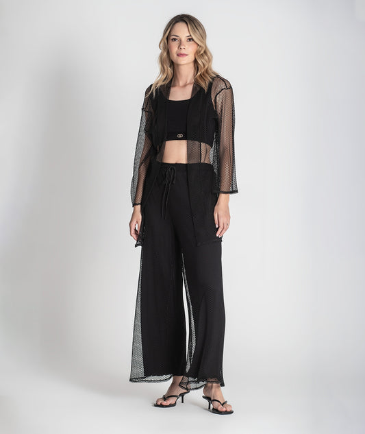BLACK MESH JACKET