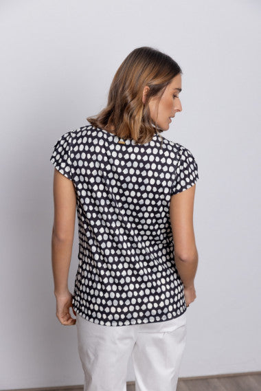 SHORT-SLEEVED SHIRT LIA DOTS