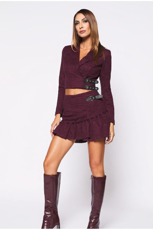 BURDEOS WRAP SKIRT