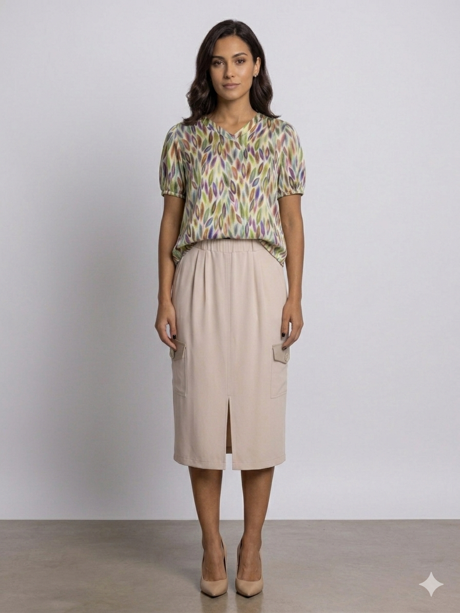 MAGLIA MELANIA FLUORESCENTE