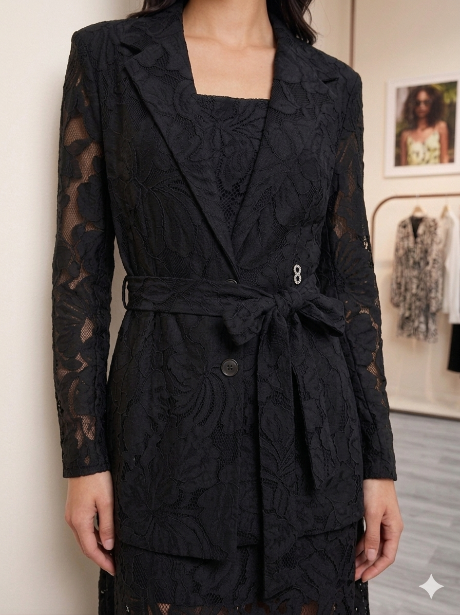 SCHWARZE RAMPLING-JACKE