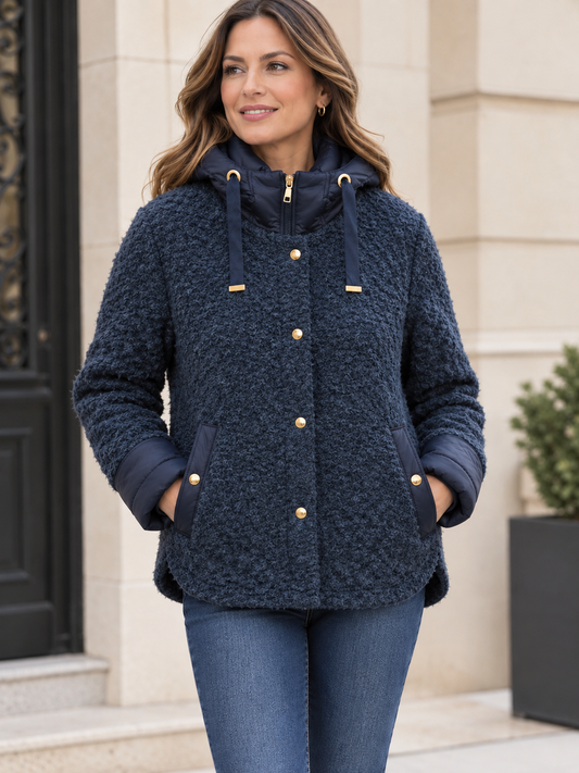 VESTE NID BLEU