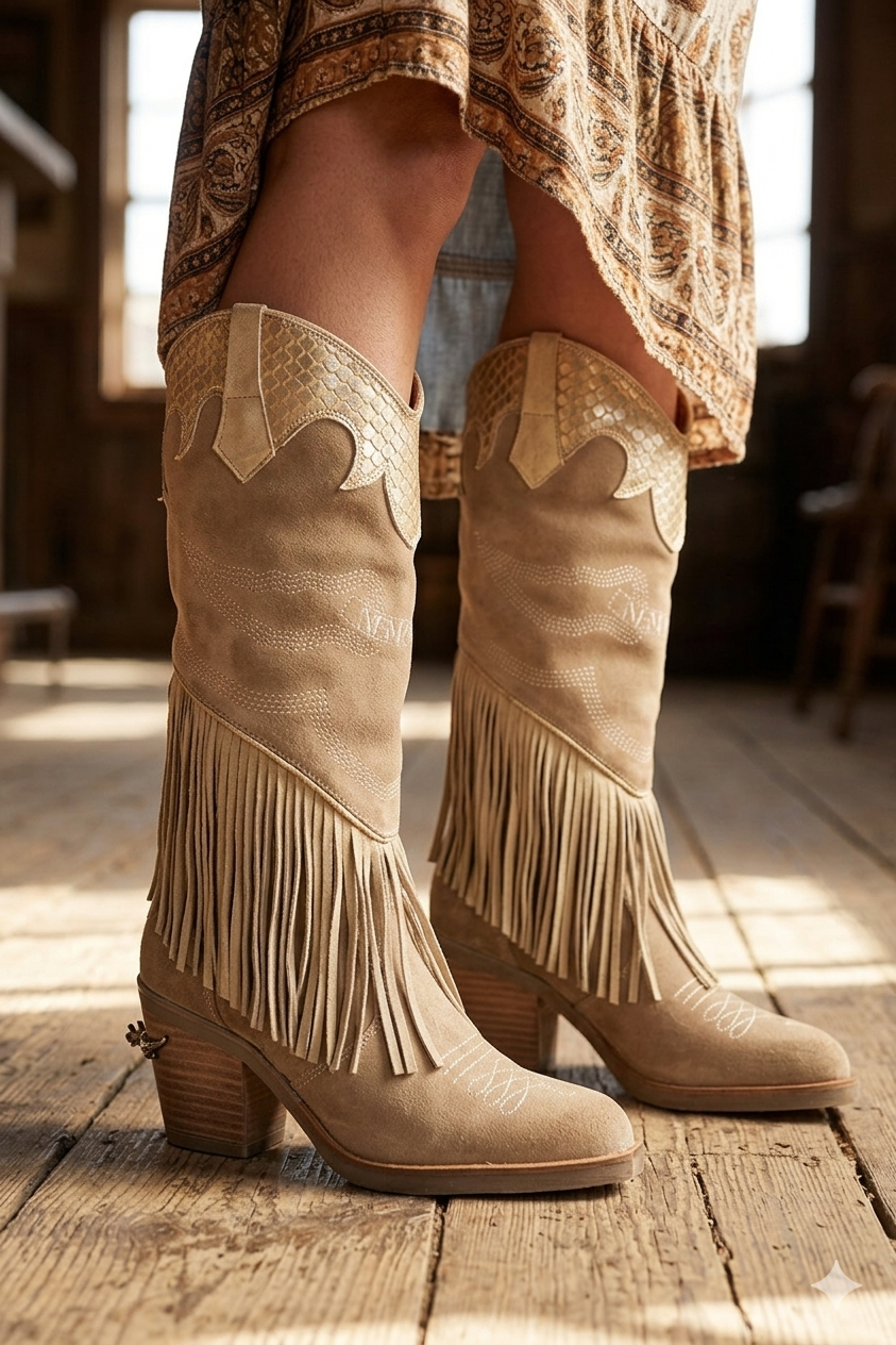 Botas Bambi Gold Nemonic
