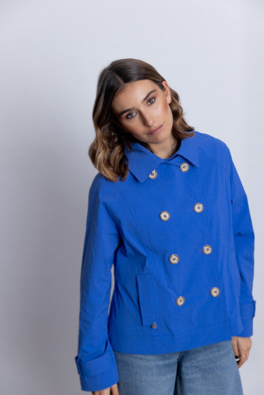 Short Gabardine Vera Udara Dark Blue