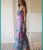 VESTIDO ZAFIRA CAMALEÓNICA