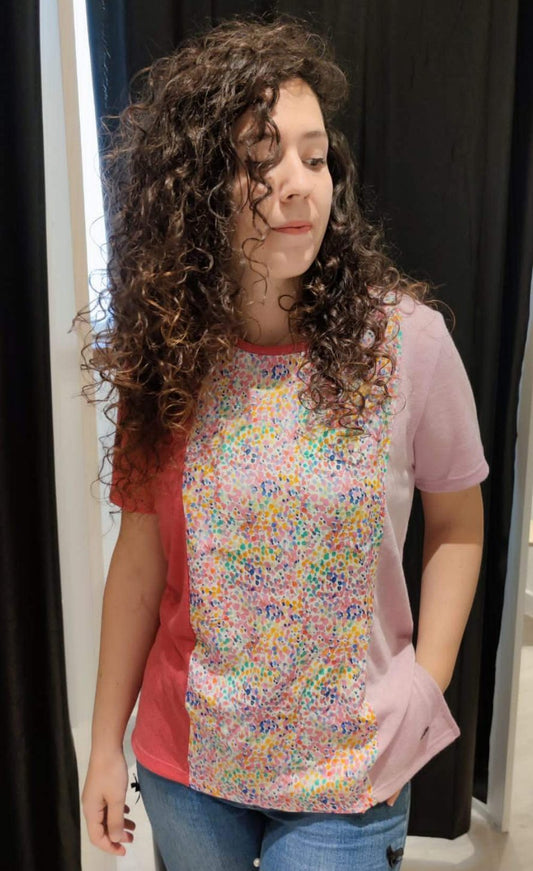 Camiseta manga curta estampada